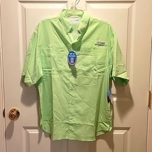 NWT Men's Columbia PFG Button Down Fishing Shirt